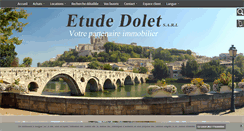 Desktop Screenshot of doletimmobilier.com